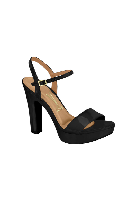 Sandalia Verniz Re. 045169 - PRETO