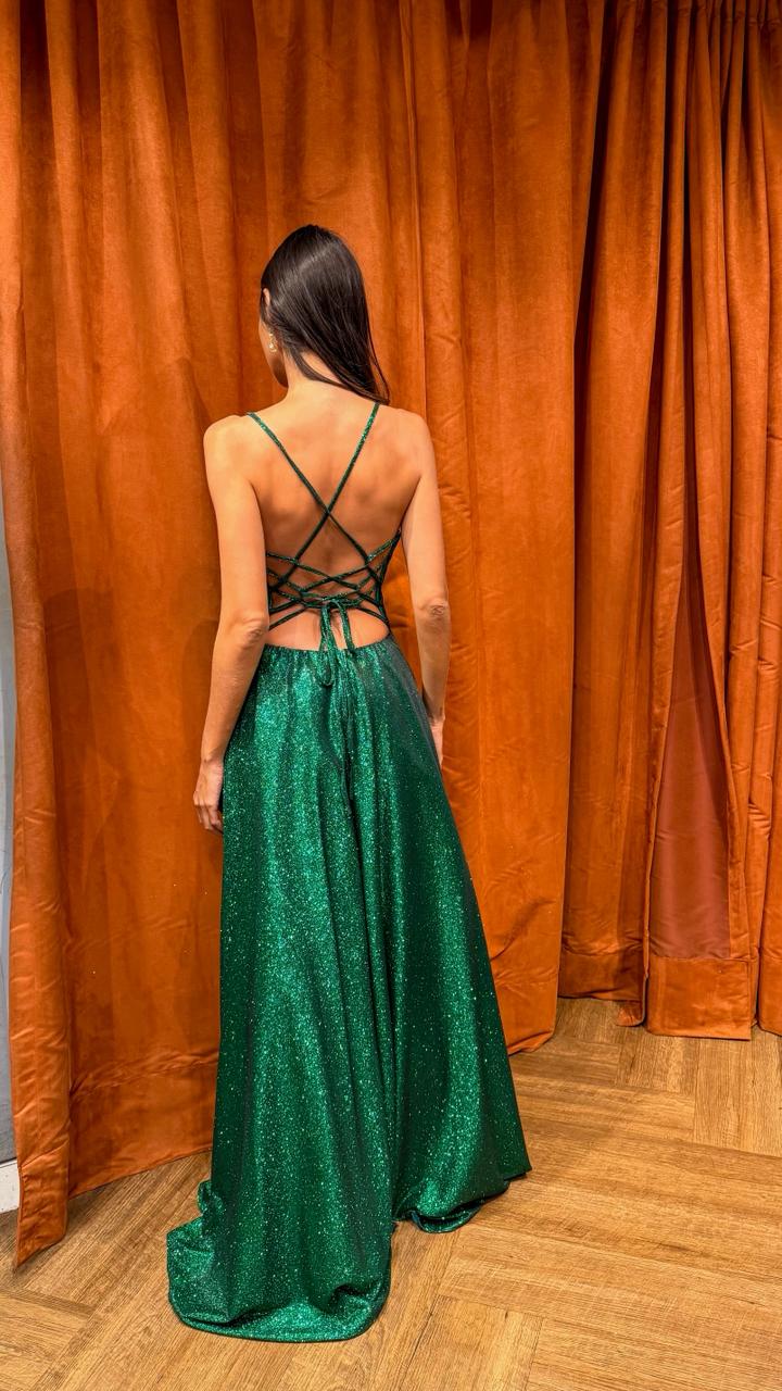 Vestido Lurex Ref. 048852 - VERDE