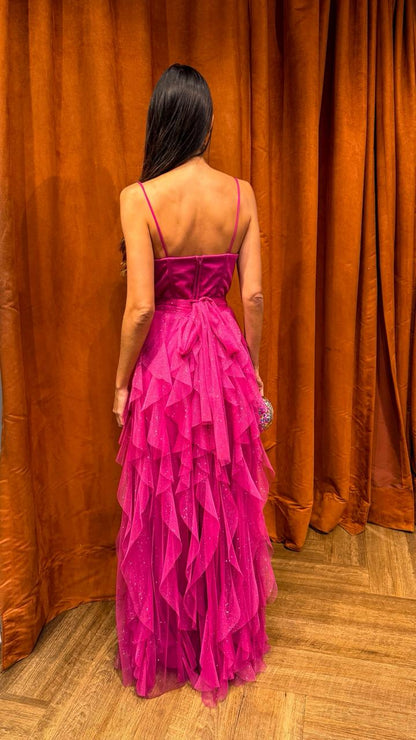 Vestido Longo Ref. 047244 - FUCSIA