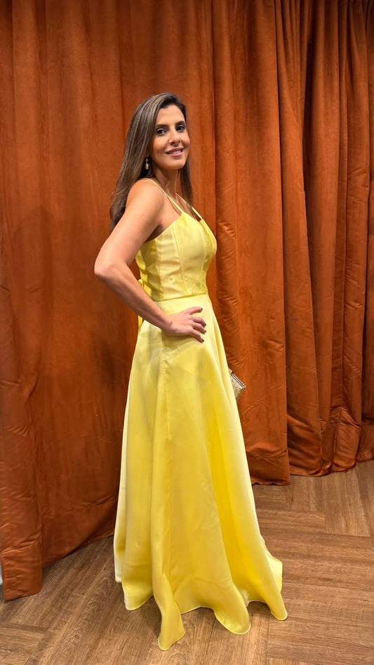Vestido Zibeline Ref. 048567 - AMARELO