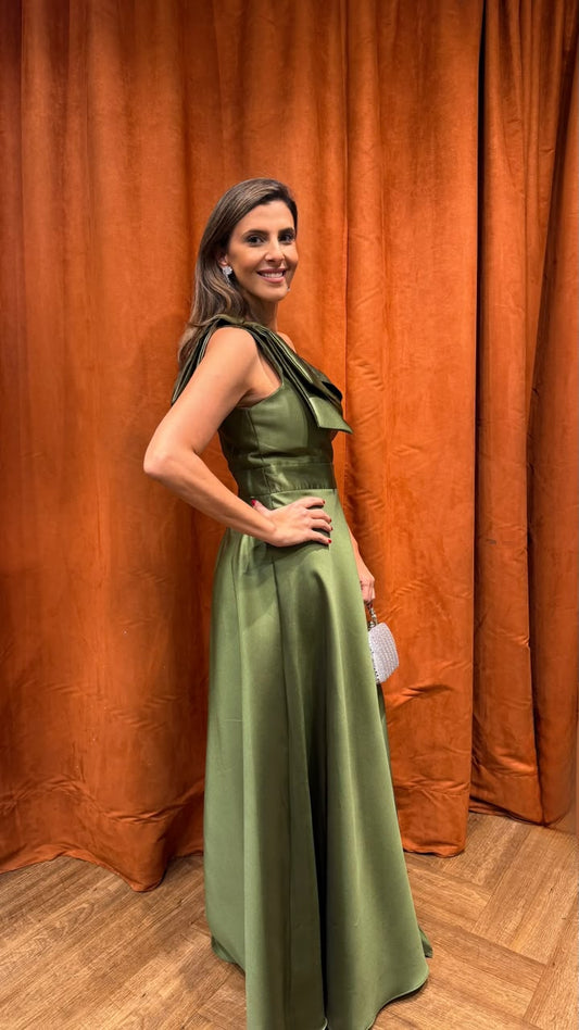Vestido Zibeline Ref. 048568 - VERDE OLIVA